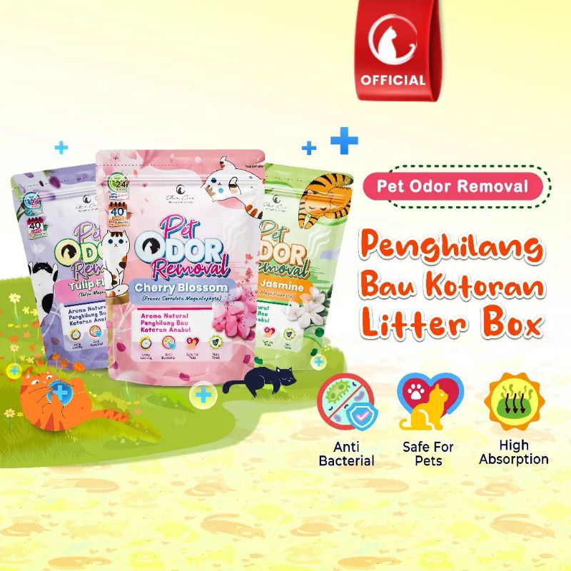 Olive Care Pet Odor Removal Penghilang Bau Kotoran Kucing Dan Anjing Pada Pasir Cat Litter