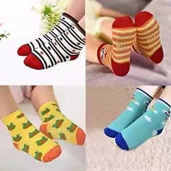 6 PASANG RANDOM KAOS KAKI BAYI MOTIF KARAKTER LUCU MODEL TERBARU IMPORT UKURAN 0-4 TAHUN