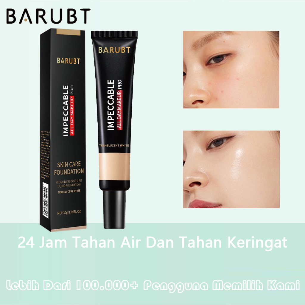 Alas bedak cair BARUBT Dengan BB Cream Menyehatkan kulit