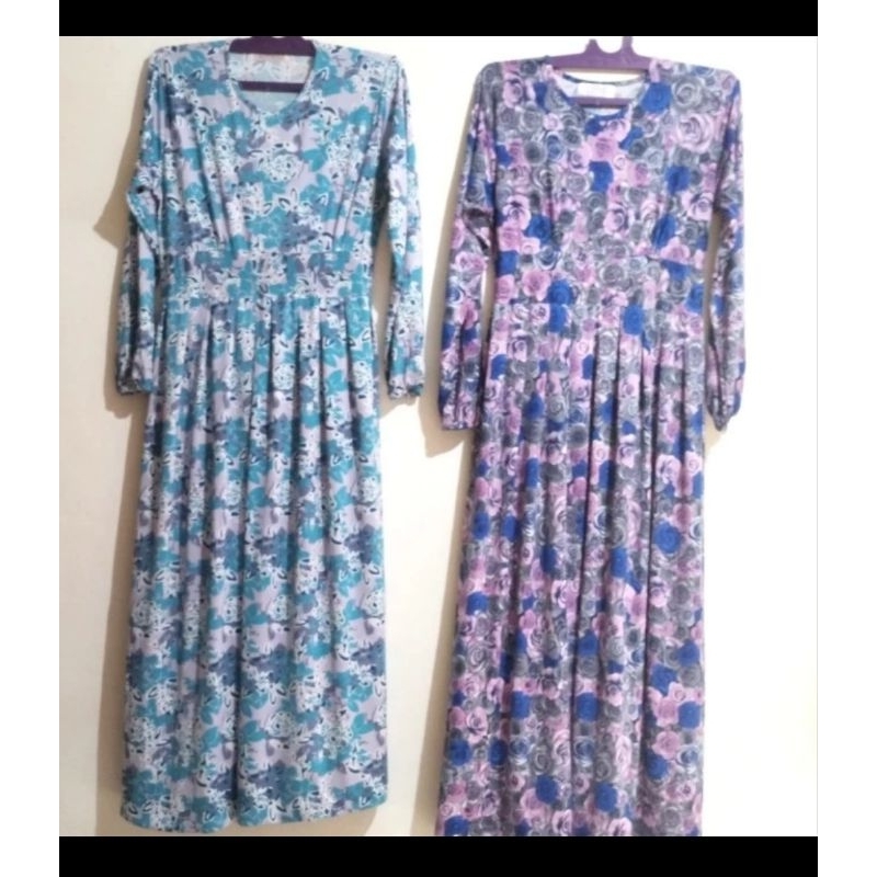 Gamis vamosh bahan jersey premium good quality