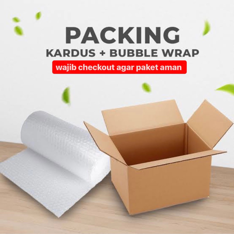 

BUBBLE WRAP KARDUS EXTRA / REQUEST TANGGAL KIRIM