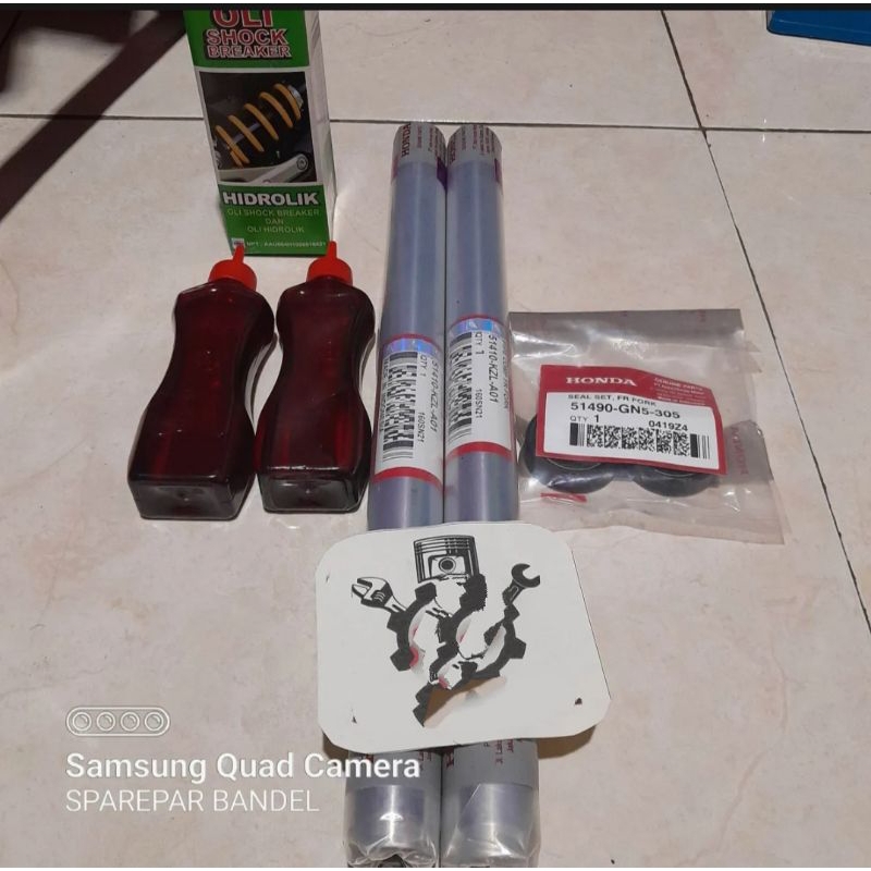 PAKET AS SHOCK DEPAN BEAT FI VARIO FI SCOOPY FI AS SHOCK SPACY VARIO 125 150 FI OLI SHOCK SEAL SHOCK
