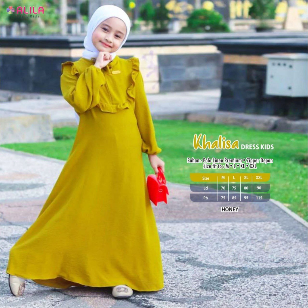 KHALISA DRESS KIDS BY-ALILA