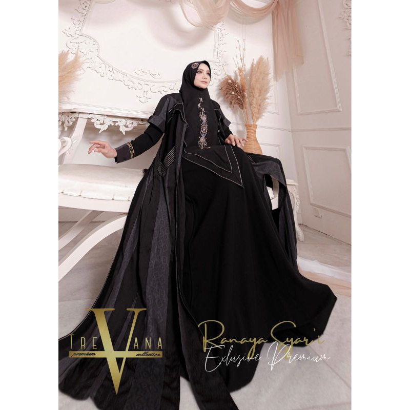 RANAYA SYARI Original by TREVANA COLLECTION Terbaru Gamis Lebaran, Kondangan Ready