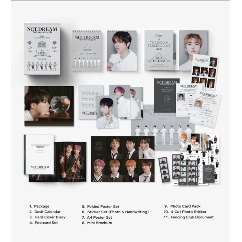 NCT dream season greeting sharing member set B