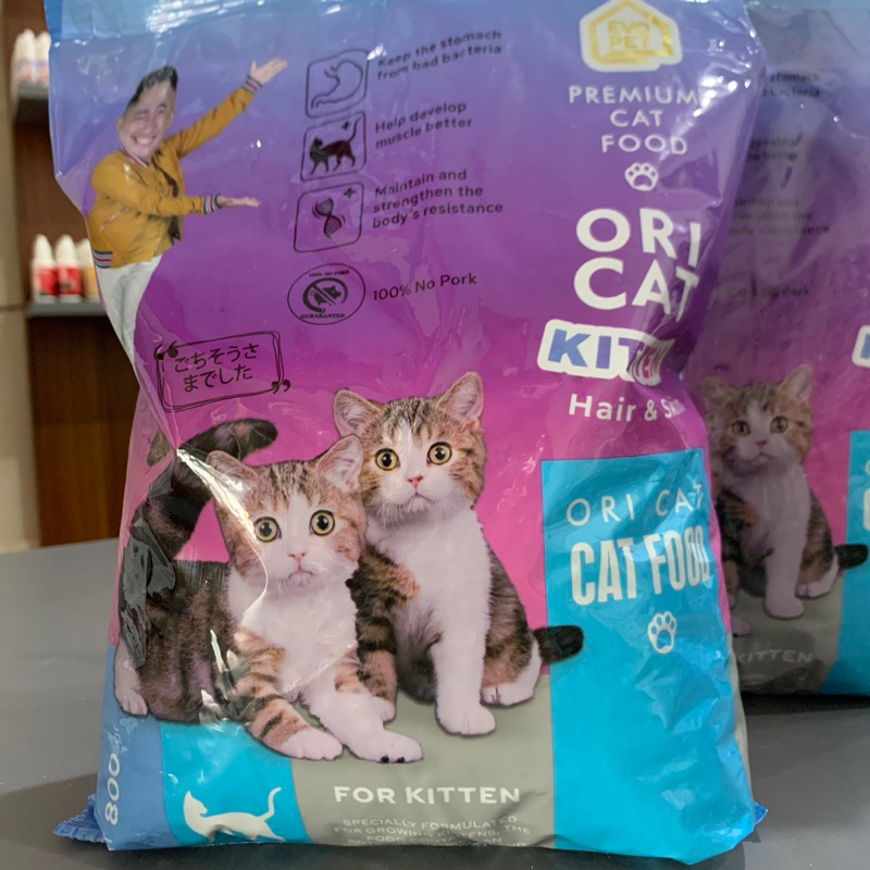 Makanan kucing ori cat kitten 800gr Cat food Murah