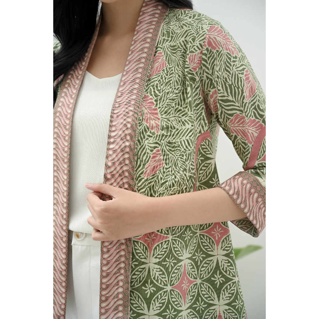 Outer Batik 241 UBI/ Rompi Batik/ Luaran Batik