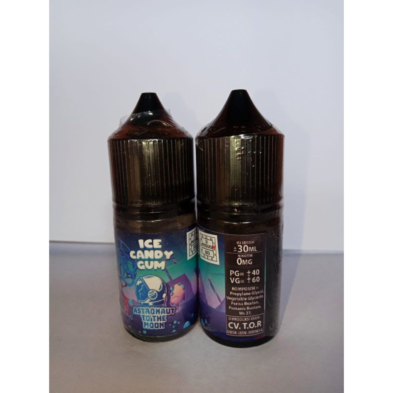 promo LIQUIDS Astronaut 30ml Freebase 0mg rasa ice candy Gum