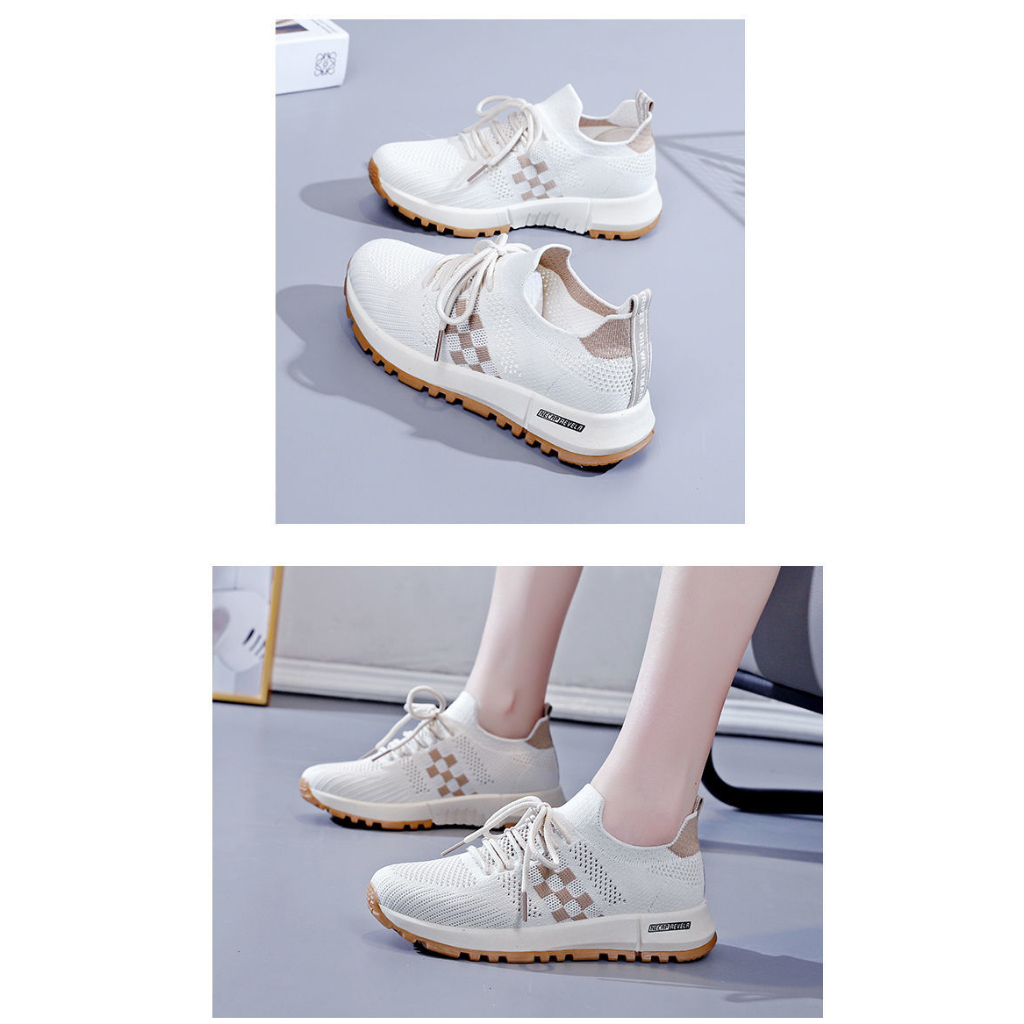 GISF Kalista Sepatu Sneakers Import Fashion Wanita Korea 2023 - Real Pic