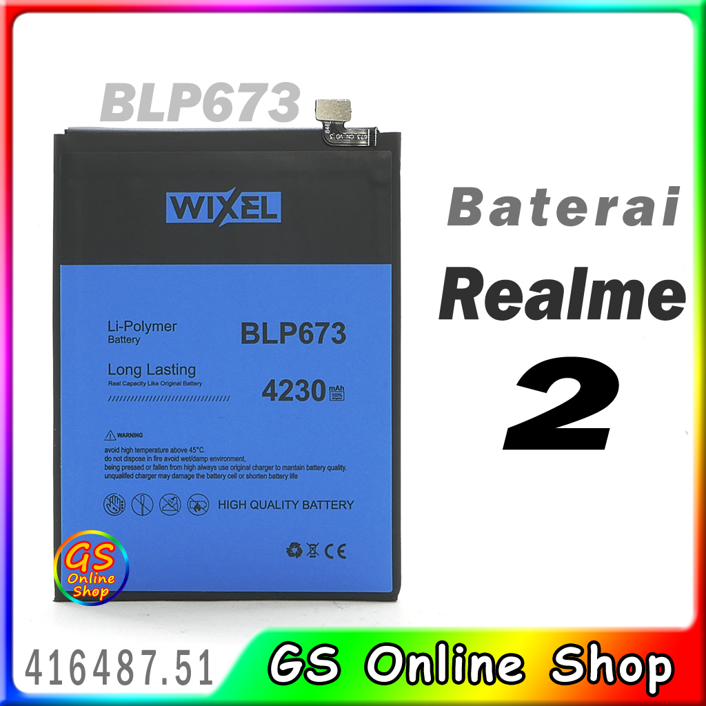 Baterai Wixel BLP673 Realme 2 RMX1805 RMX1809