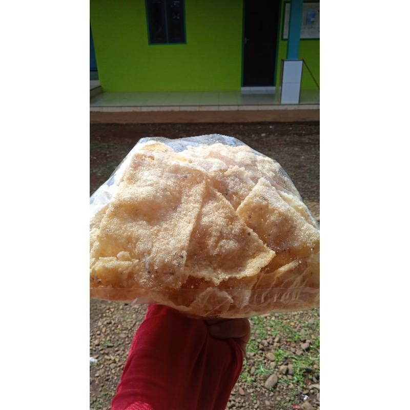 

krupuk nasi kerupuk puli kerupuk Sego renyah gurih mantul dikirim mentah