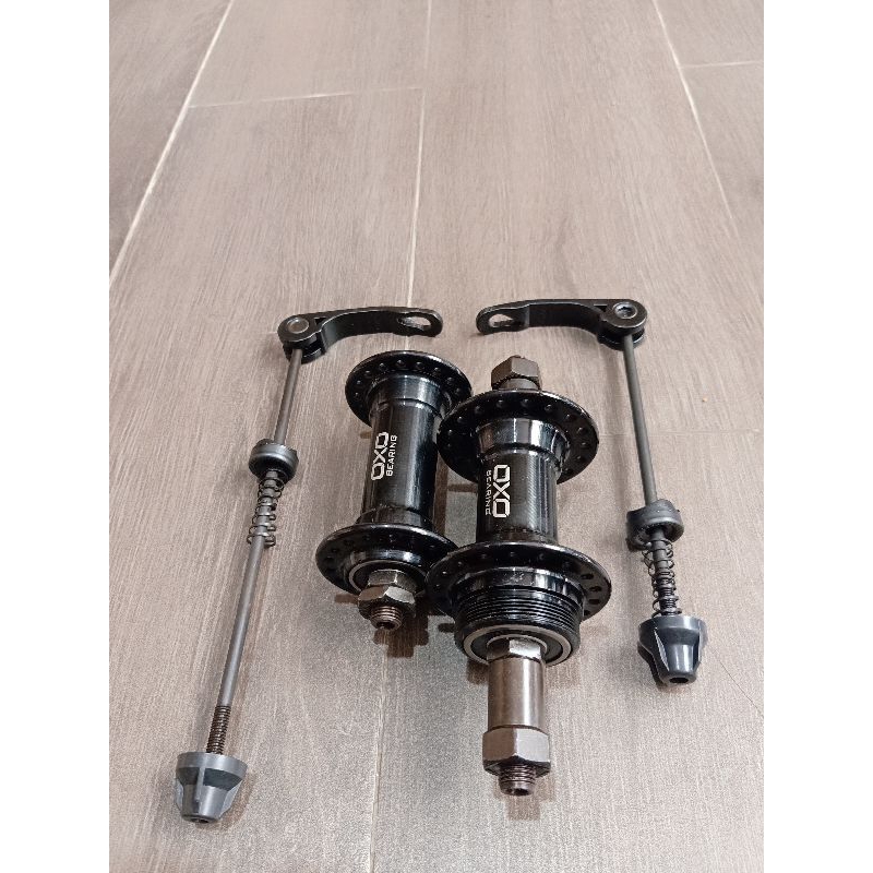 Hub Drat Alloy Bearing Oxo 36H QR Vbrake Black