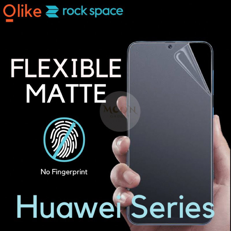 MOONGADGET | Clear Flexible Matte Hydrogel Anti-Fingerprint Protect Guard Screen Huawei Series by Ro