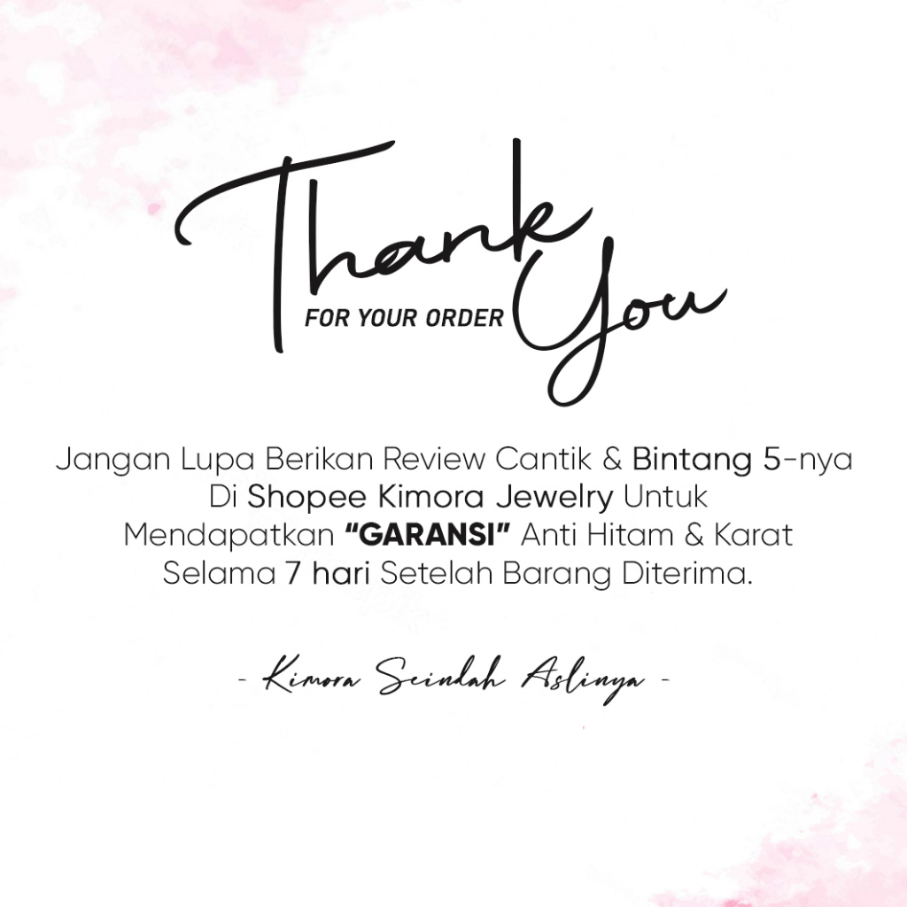 Hemat Kimora - Gelang Serut Rhodium Wanita Karma Dyren Gold Plated 18K Gtr385