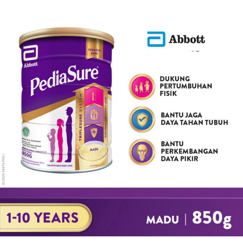 PEDIASURE Madu 850 gram (1-10 tahun) - Susu Pertumbuhan Anak