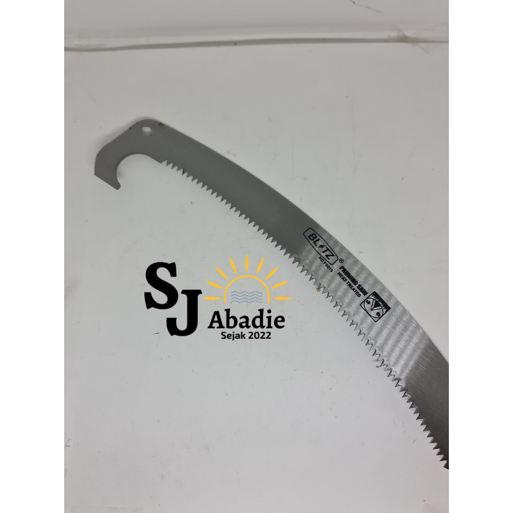 (1 PCS) Gergaji Kopi Pohon Dahan Ranting Gagang Besi BLITZ 15 inch Pruning Saw | SJ ABADIE |