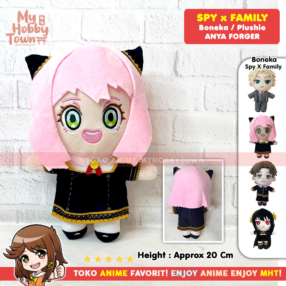 Boneka Anya Forger Spy X Family Karakter Anime Cosplay