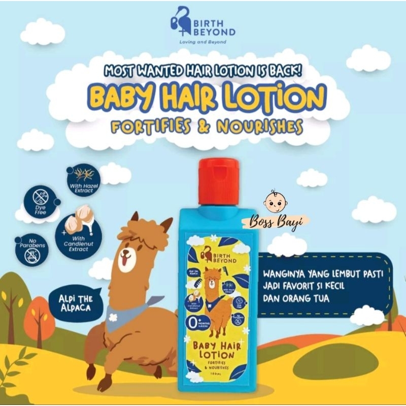 BIRTH BEYOND Baby Hair Lotion | Baby Cologne | Baby Moisturizing Lotion | Skin Protector Lotion / Minyak Rambut/Parfum/Krim Anti Nyamuk/Krim Pelembab Kulit Bayi