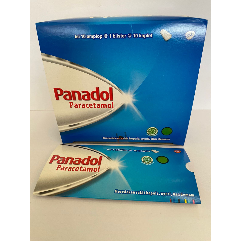 Panadol Biru Strip 10 Kaplet - Sakit Kepala, Demam