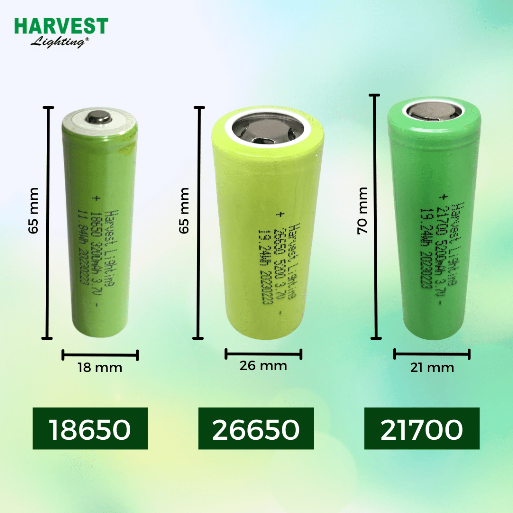 Paket Battery 21700 Harvest Lighting Authentic 5200mAh Baterai Original