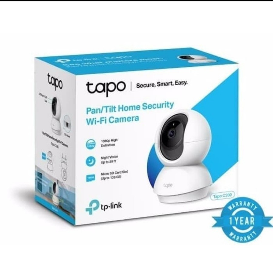 TP-Link TAPO C200 Home Security 1080P WiFi Camera GARANSI RESMI TPLink