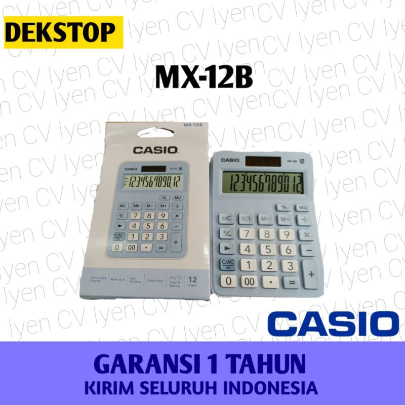 

Kalkulator Casio MX 12B / kalkulator casio / kalkulator 12 digit / kalkulator casio asli dan bergaransi resmi