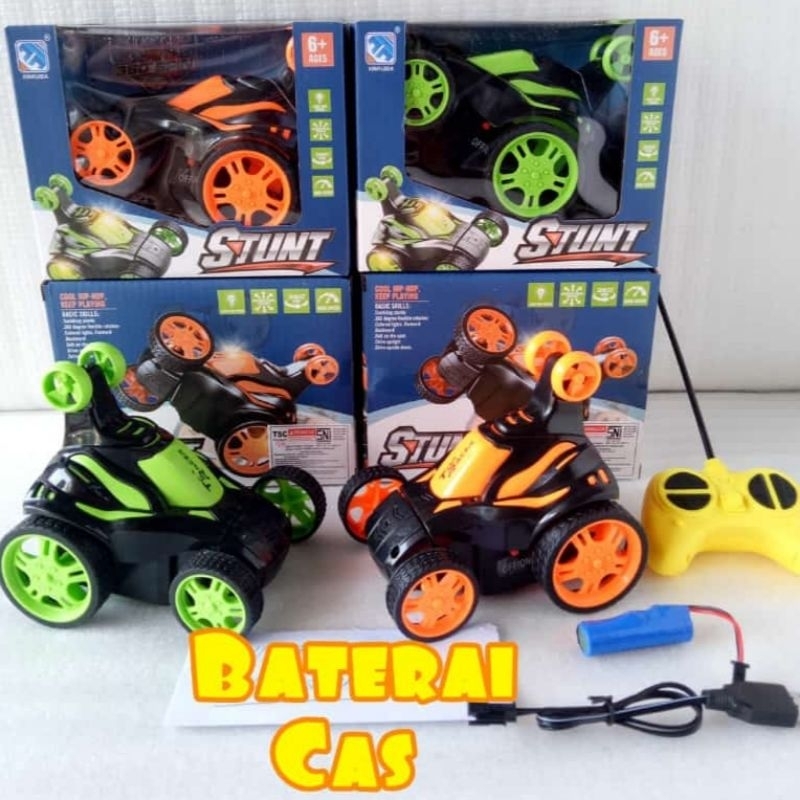 Mainan Mobil Remote RC Stunt Car Bisa Jungkir Balik..RC Stunt Car Murah