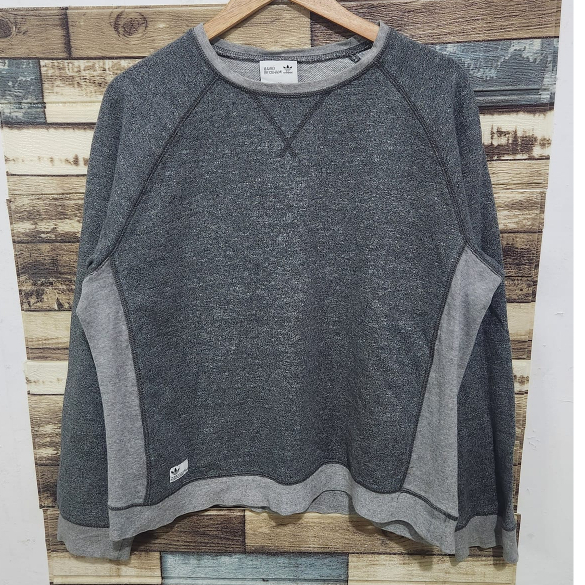 Adidas  3 Stripes X David Beckham Sweatshirt Grey  ( Size L )