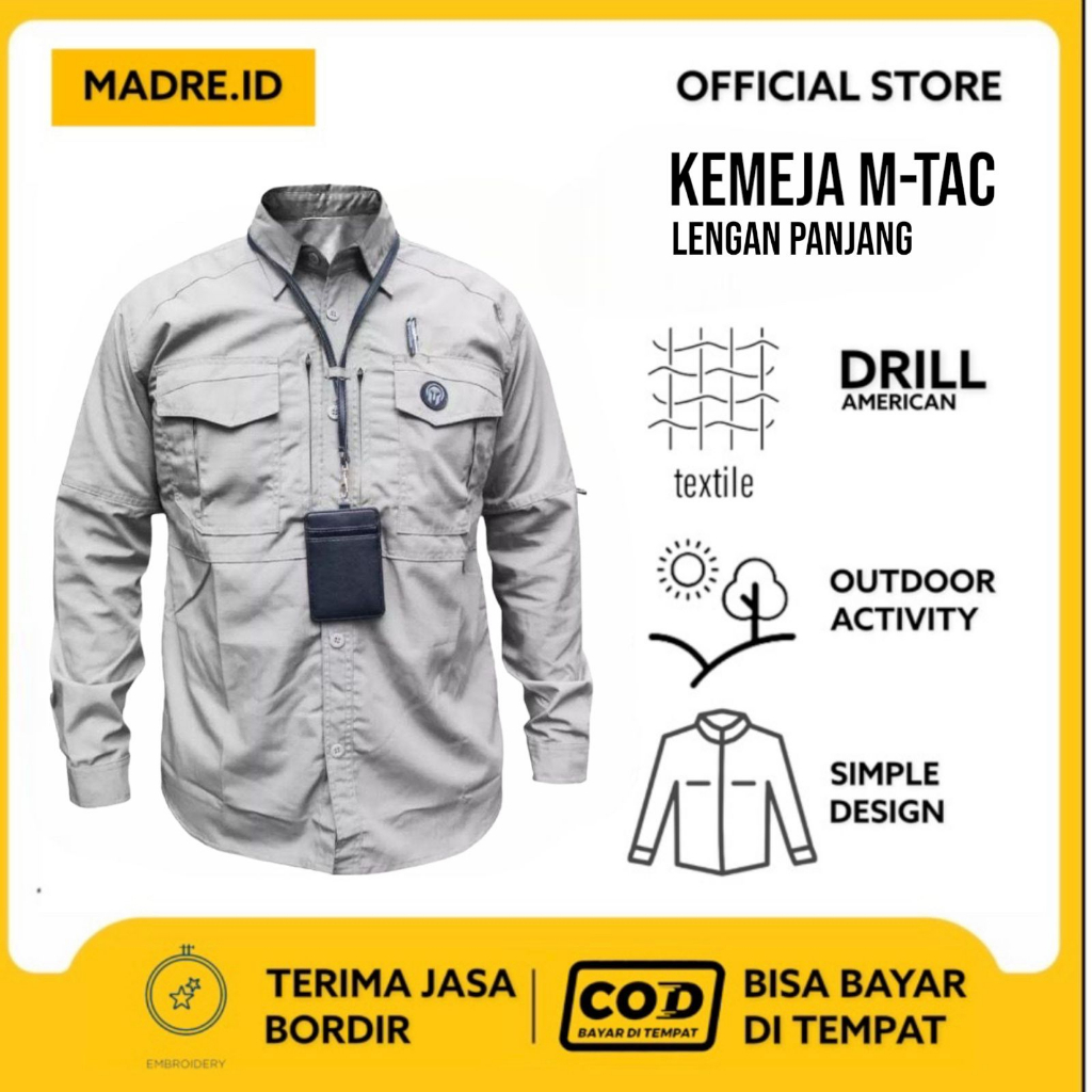 Kemeja Tactical Original Madre