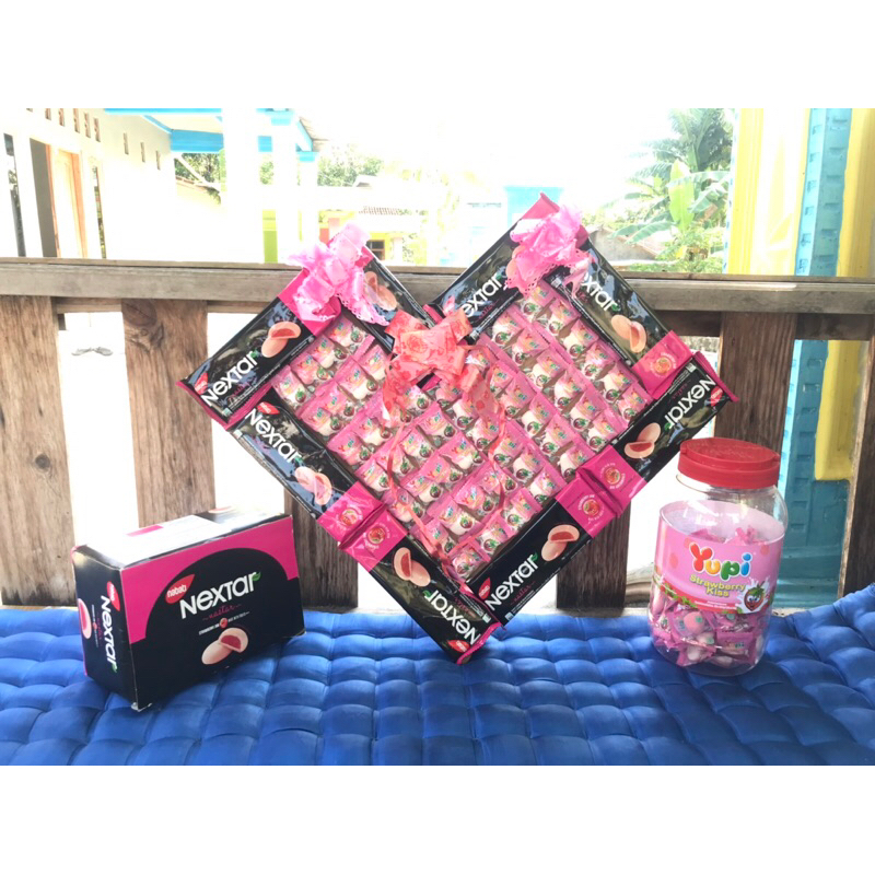 

special gift "nextar + yupi" bentuk love (baca deskripsi!)