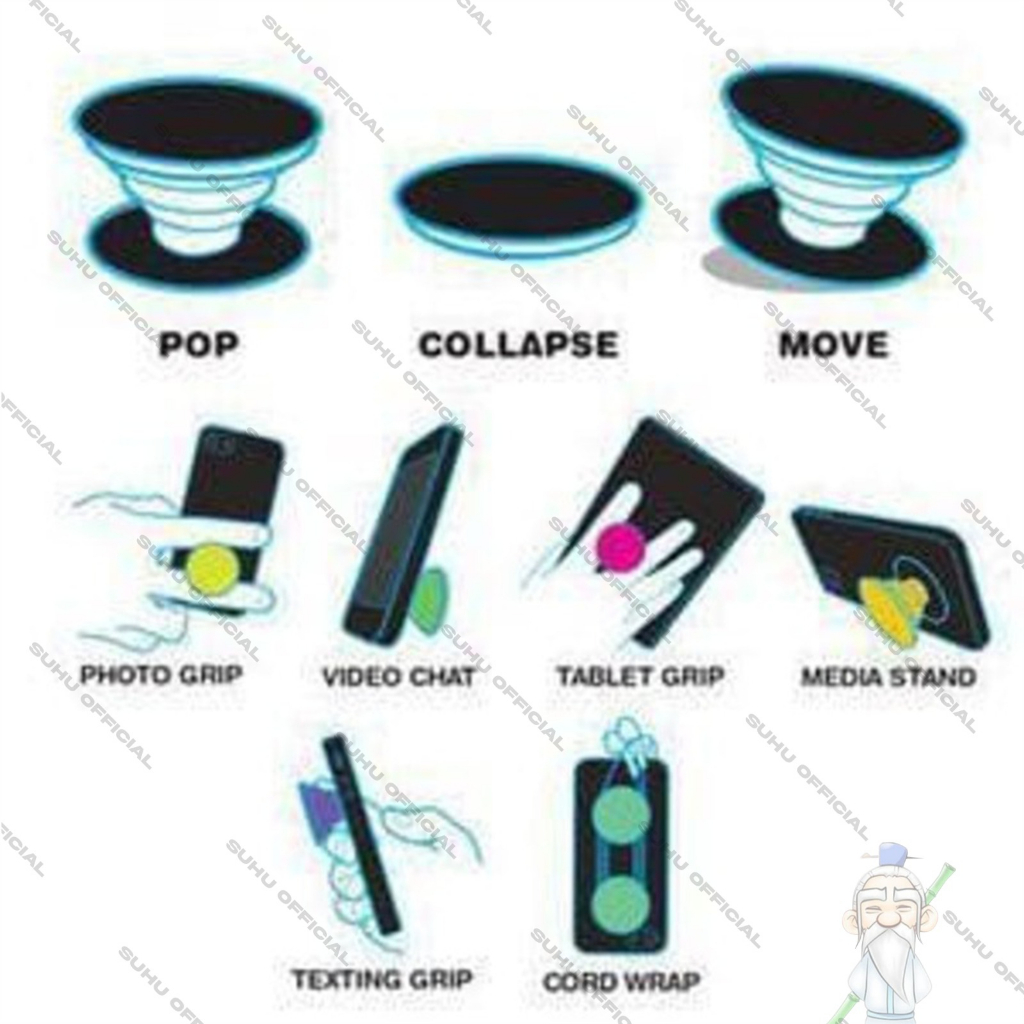 Popsockets Motif / Popsocket Karakter / Popsocket Handgrip