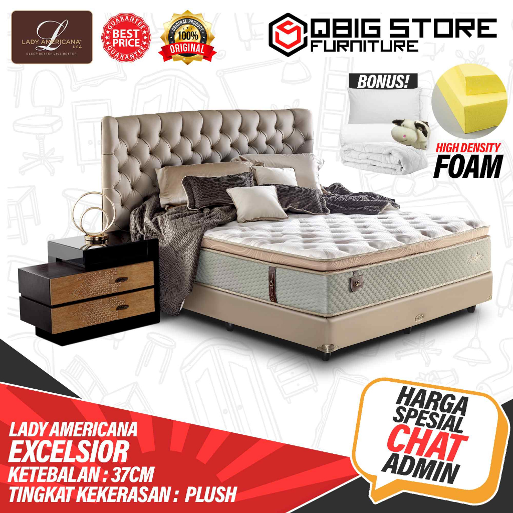 Kasur Springbed LADY AMERICANA Excelsior Spring bed matras