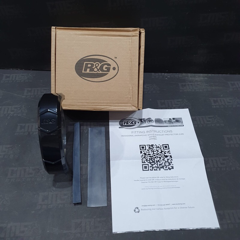 Exhaust Protector Pelindung Knalpot R&G R n G Hexagon Akrapovic