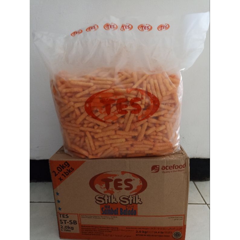 (FreeOngkir) Ready Stock Tes Stik Balado / Kripik Singkong Balado Kemasan Besar Gratis Bubble Wrap