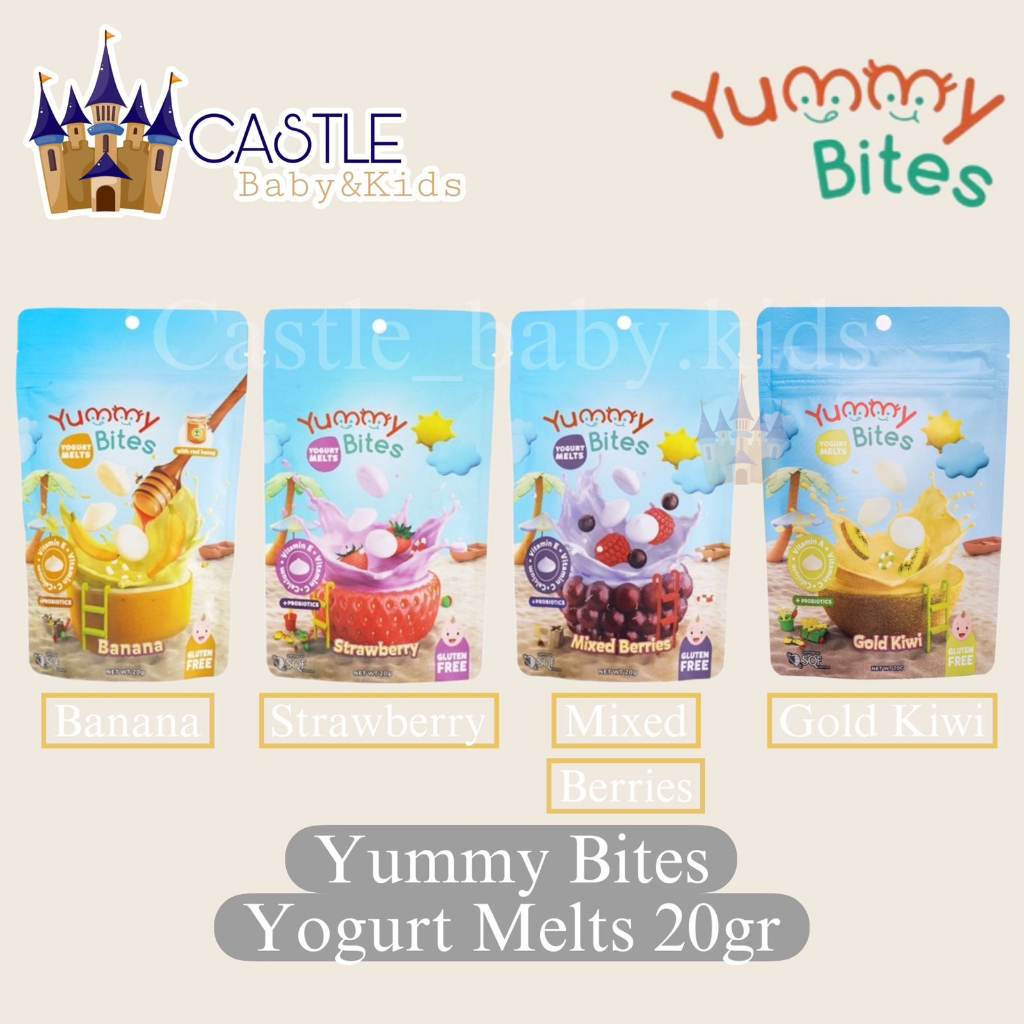Castle - Yummy bites Yogurt Melts 20gr