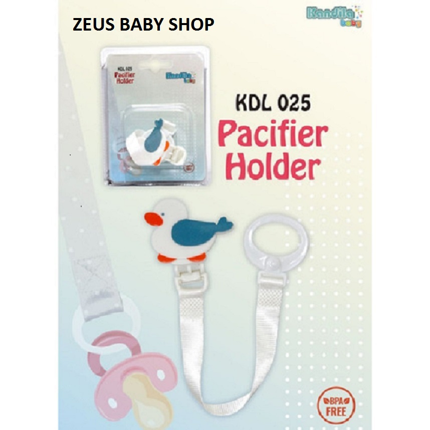 KANDILA Pacifier Holder Pengait Empeng Bayi Tali Empeng Pacifier Strap - Tali Empeng Bayi - Kandila KDL025 Pacifier Holder