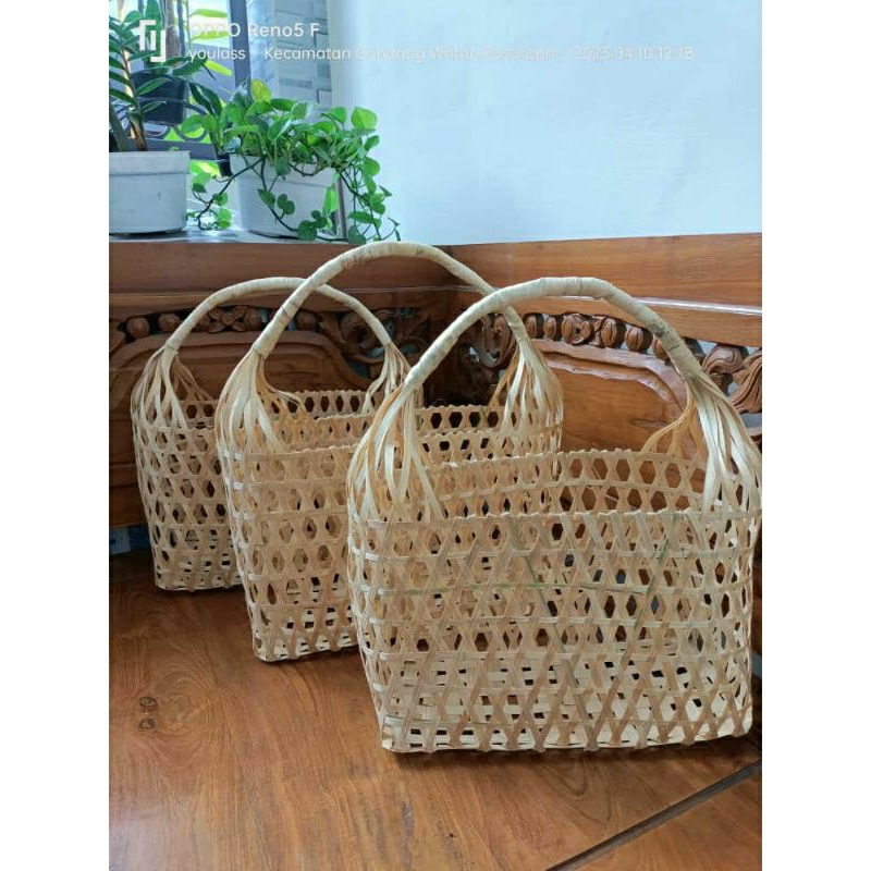 TAS DODOL JUMBO/TAS PARCEL LEBARAN/TAS HANTARAN BAMBU BESAR