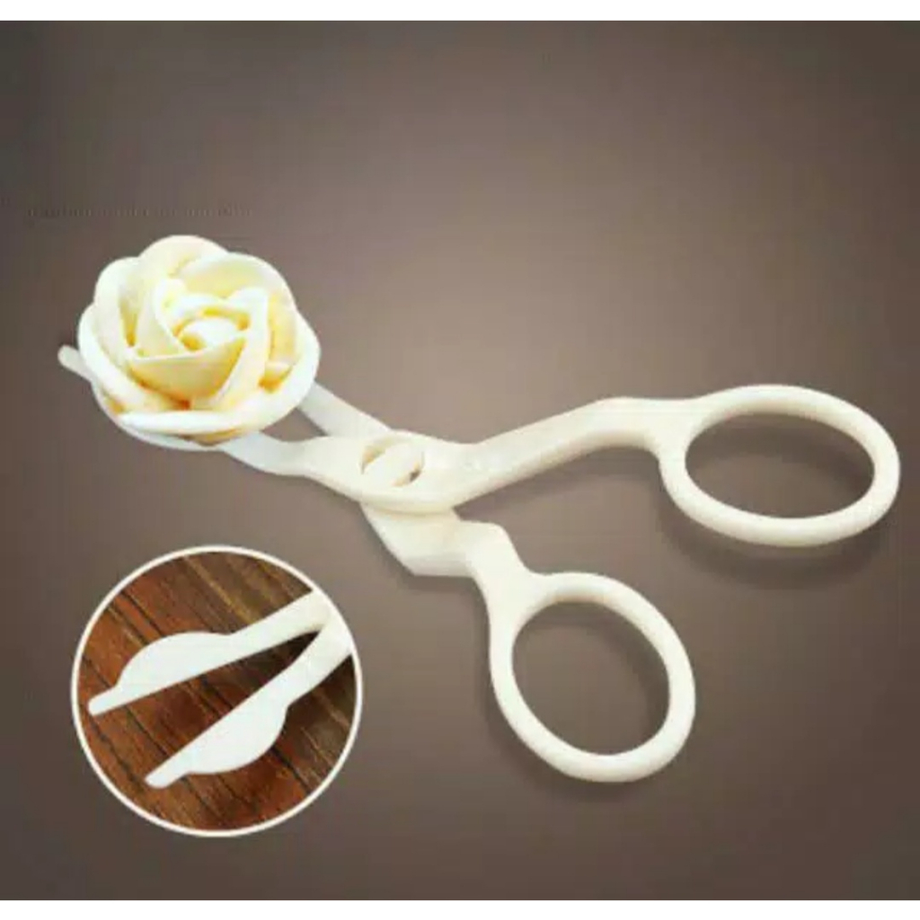 Paku Mawar Dan Gunting Mawar / Paku Dekorasi Butter Cream / Decorating Tools / Cream Scissors