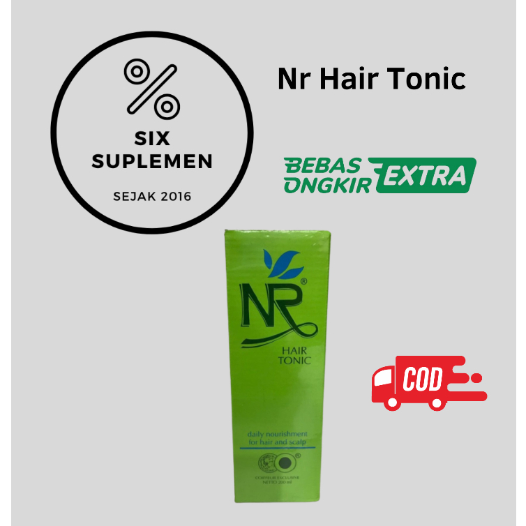 NR Hair tonic 200ml perawatan rambut rontok (Botol Panjang)