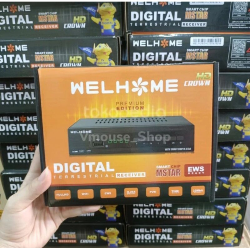 STB WELHOME DVB T2 - SET TOP BOX WELHOME - STB MURAH - SETOP BOX MURAH WELHOME - WELHOME STB MURAH