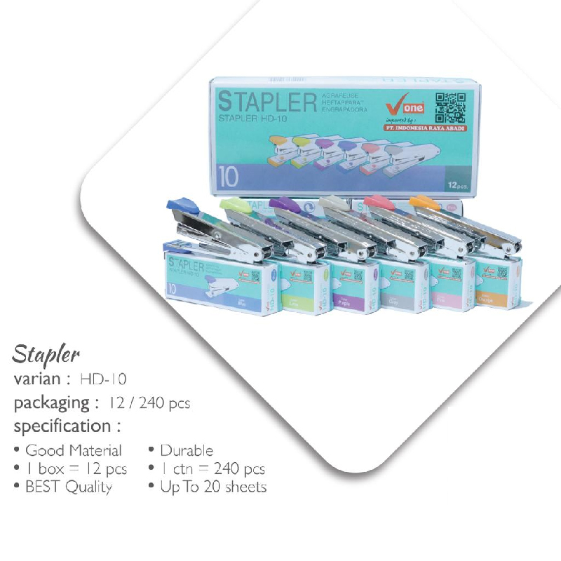 

Alat Stapler / Staples No.10 / Stapler HD10
