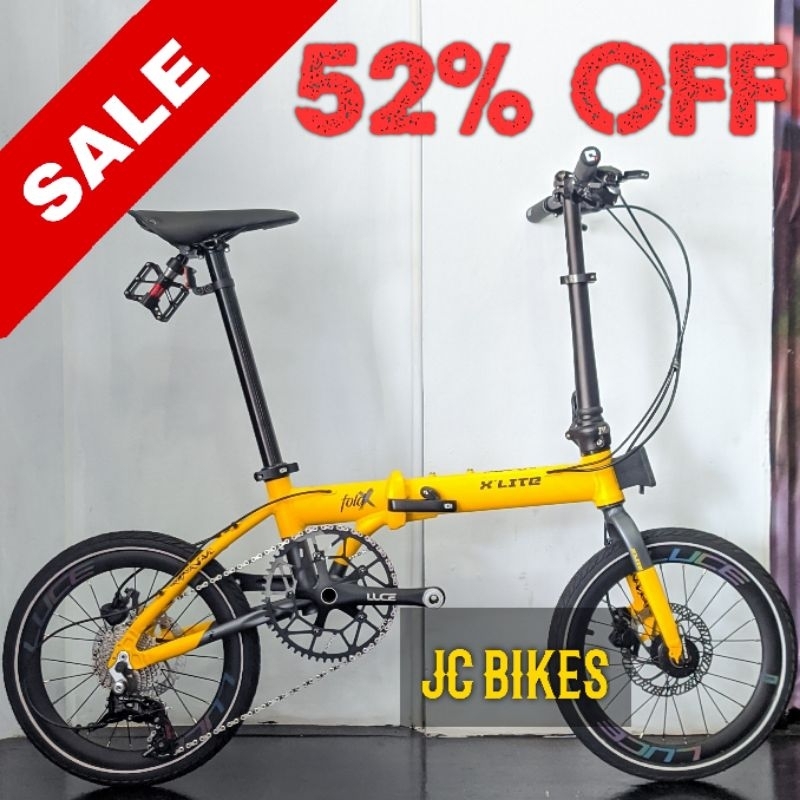 Sepeda Lipat FoldX XLite X'Lite by Element 16 inch 11 Speed, Full Alloy JANGKRIK
