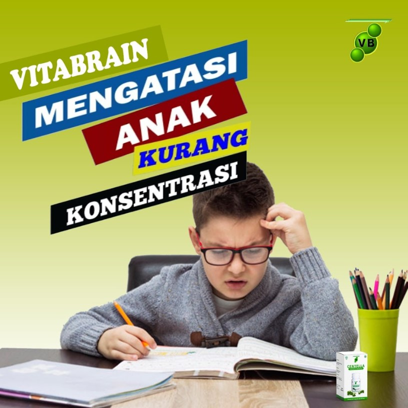 VitaBrain VB Centella Vitamin Otak Terbaik Distributor Vita Brain