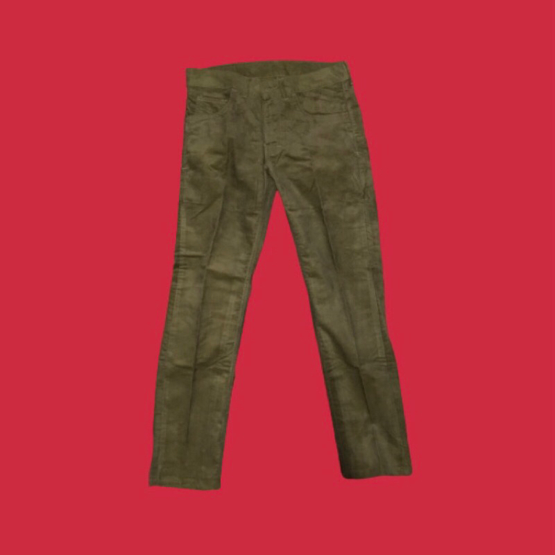 CELANA CORDUROY PRIA WANITA DENIM