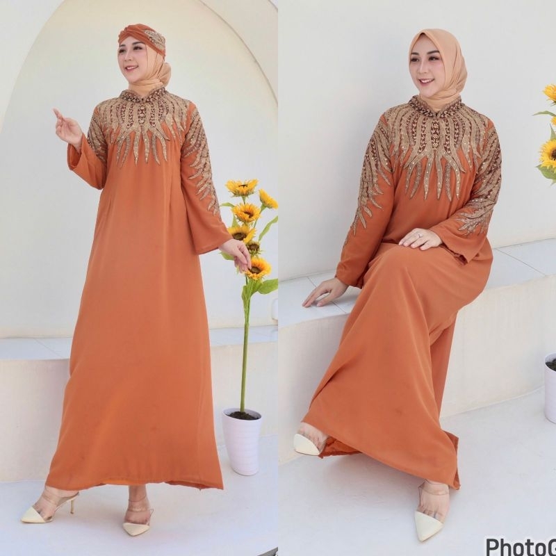 Gamis Kekinian Modern Aleta Original Butik