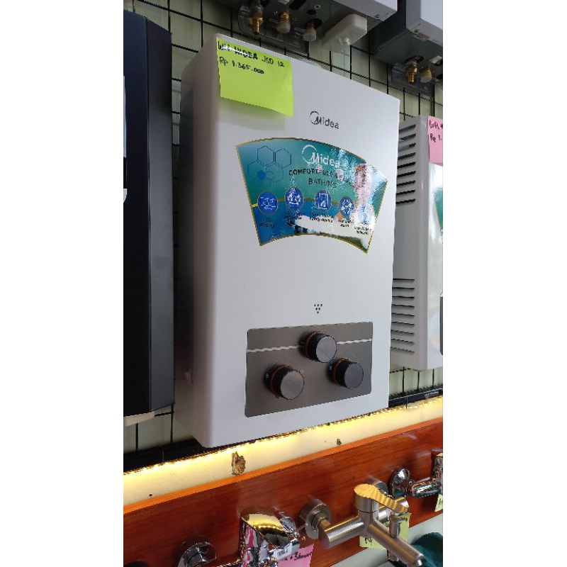 water heater midea gas new series