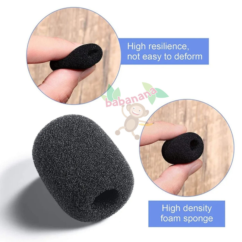 Busa Mic Foam Mic Busa Microphone Gaming Cover Mic Headset Clip On