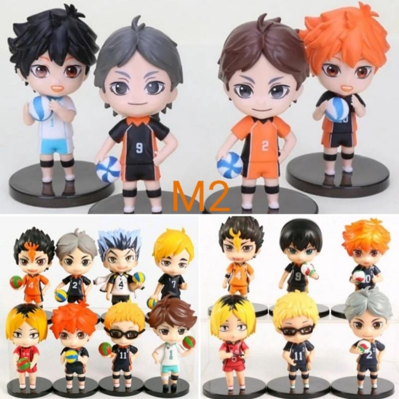 Anime Cartoon BabyCoz Haikyuu Figure set 8pcs