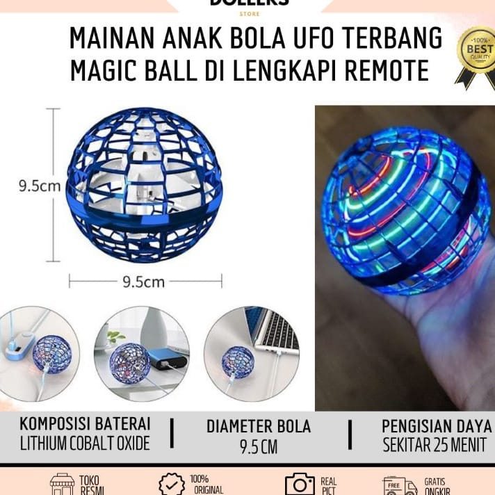 (JC) Mainan Anak Bola Terbang / Bola Terbang Mainan Anak Bola Terbang