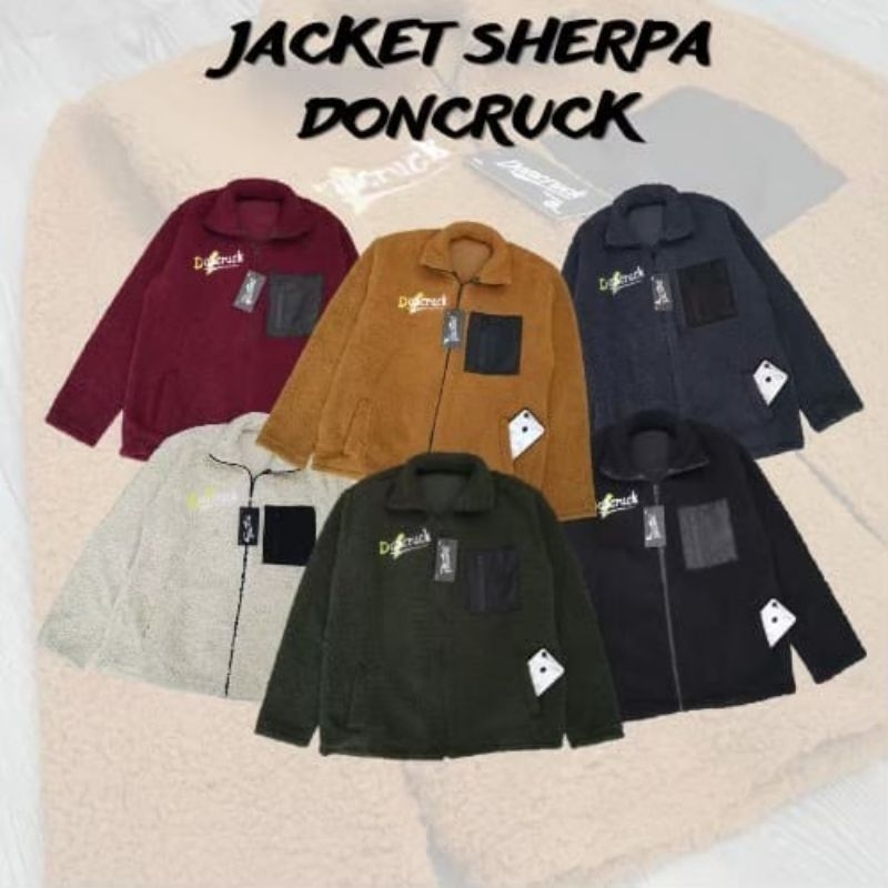 JAKET SHERPA BULU TEBAL PRIA/WANITA JAKET MUSIM Jaket Serpha Bullu tebal Trucher serpha pria